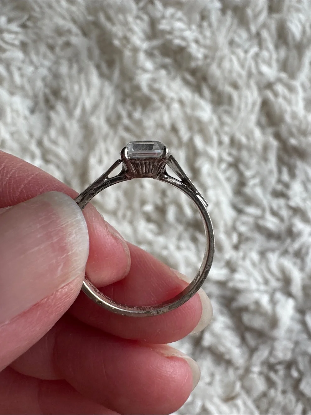 Vintage Emerald Cut Ring